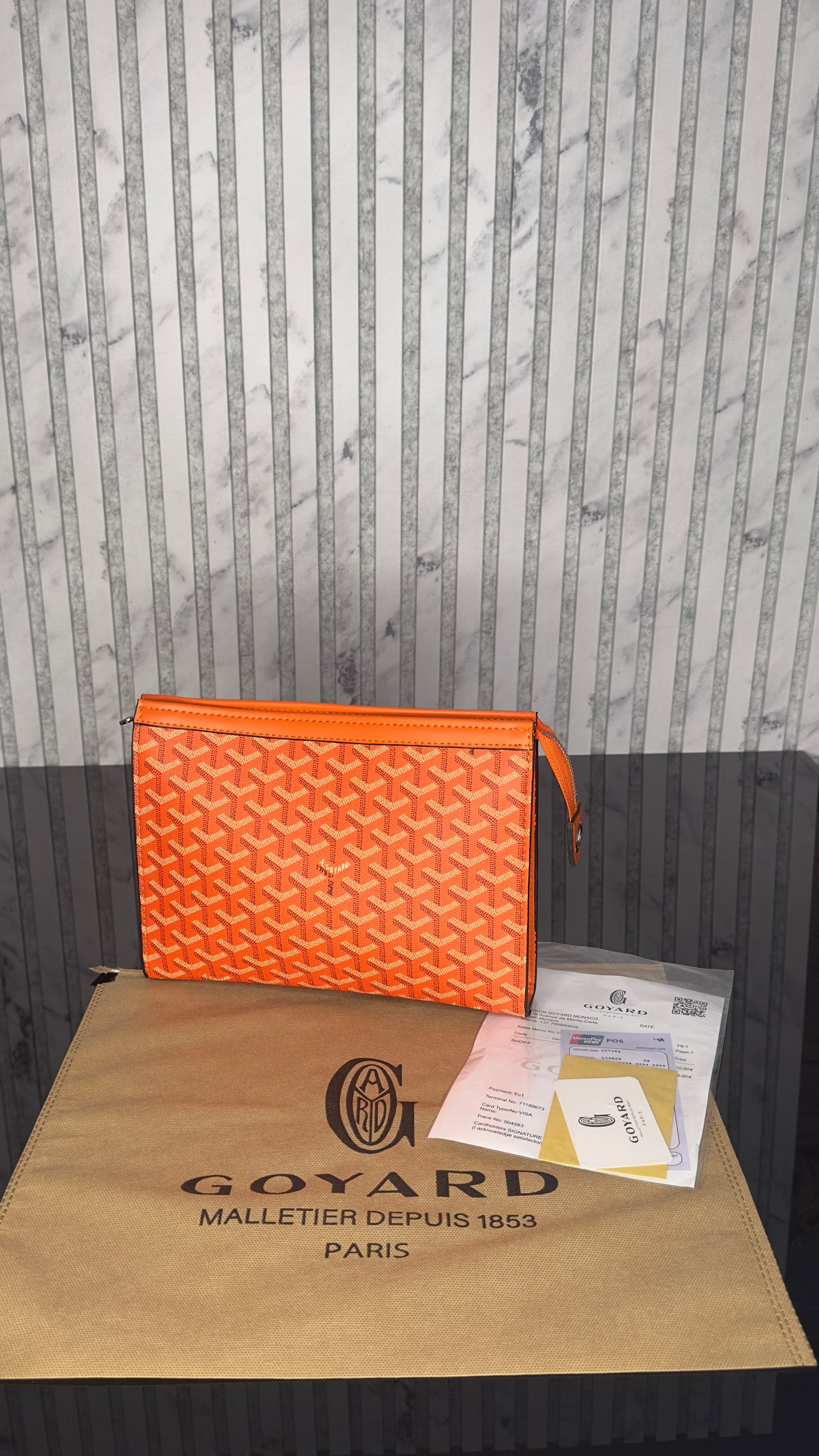 Goyard – Clutch Bag (Orange)