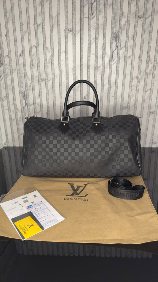 Louis Vuitton Keepall Bandoulière 45 Damier Graphite Canvas