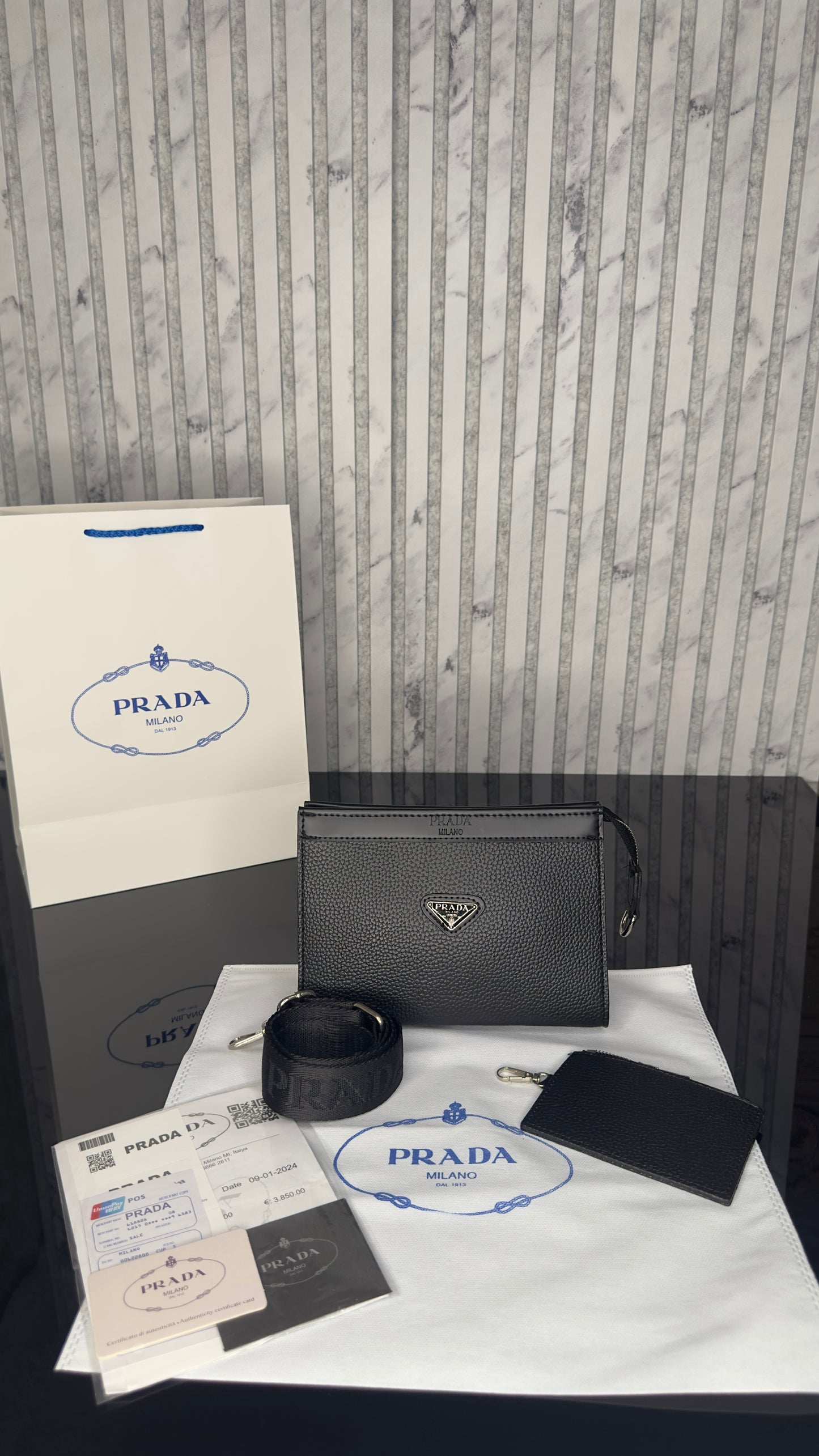 Prada Crossbody Bag – Black