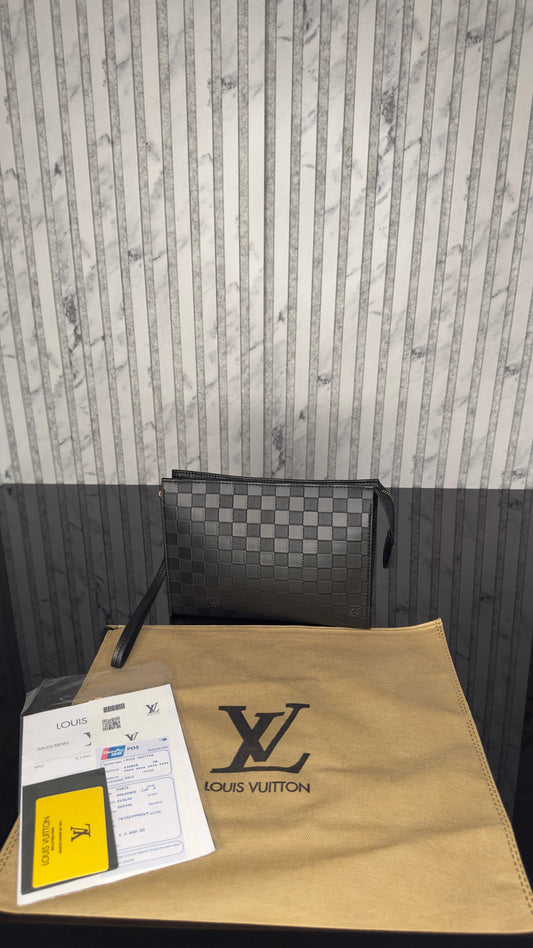 Louis Vuitton Pochette Damier Graphite Canvas