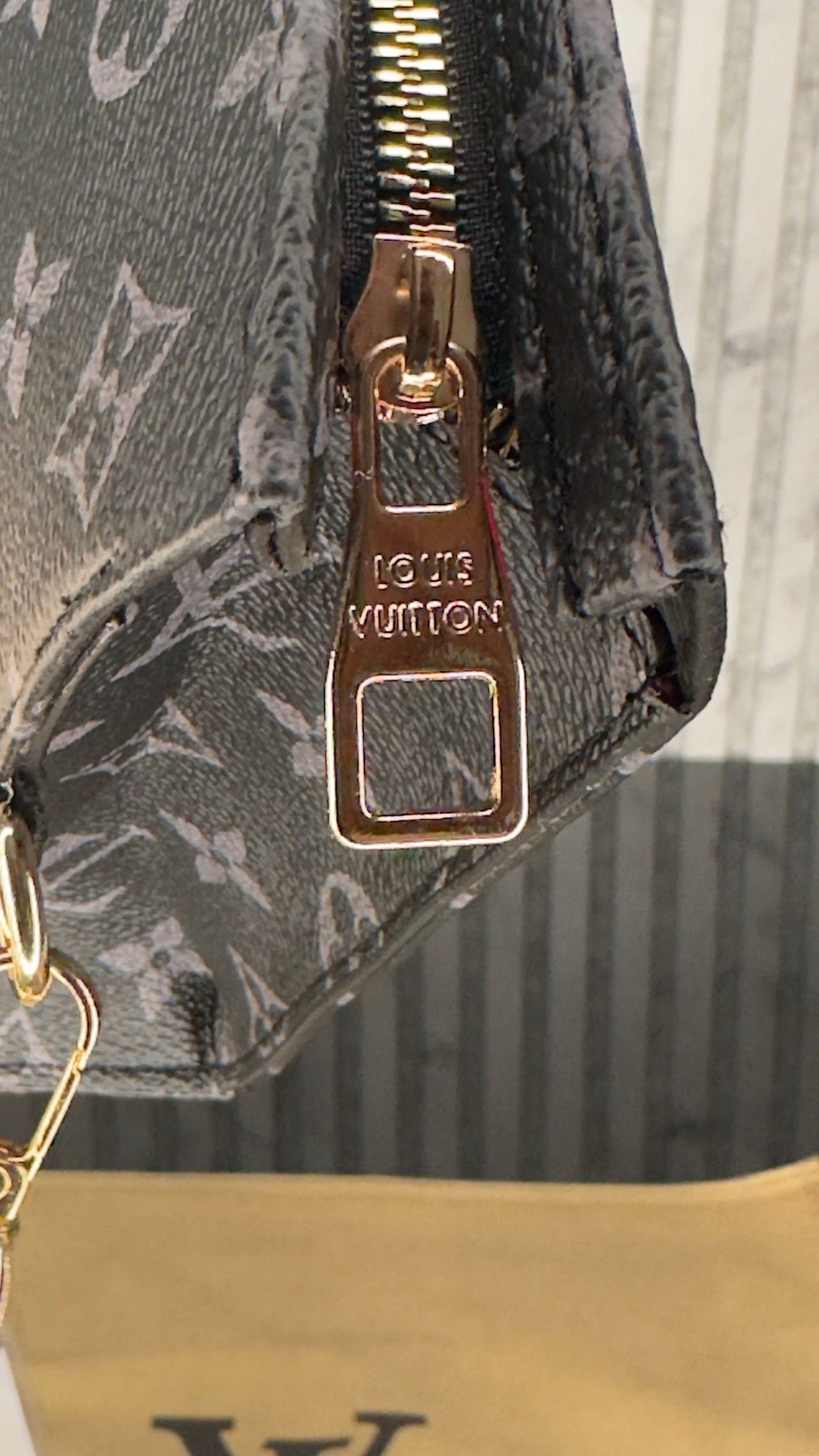 Louis Vuitton Pochette Monogram Eclipse Canvas