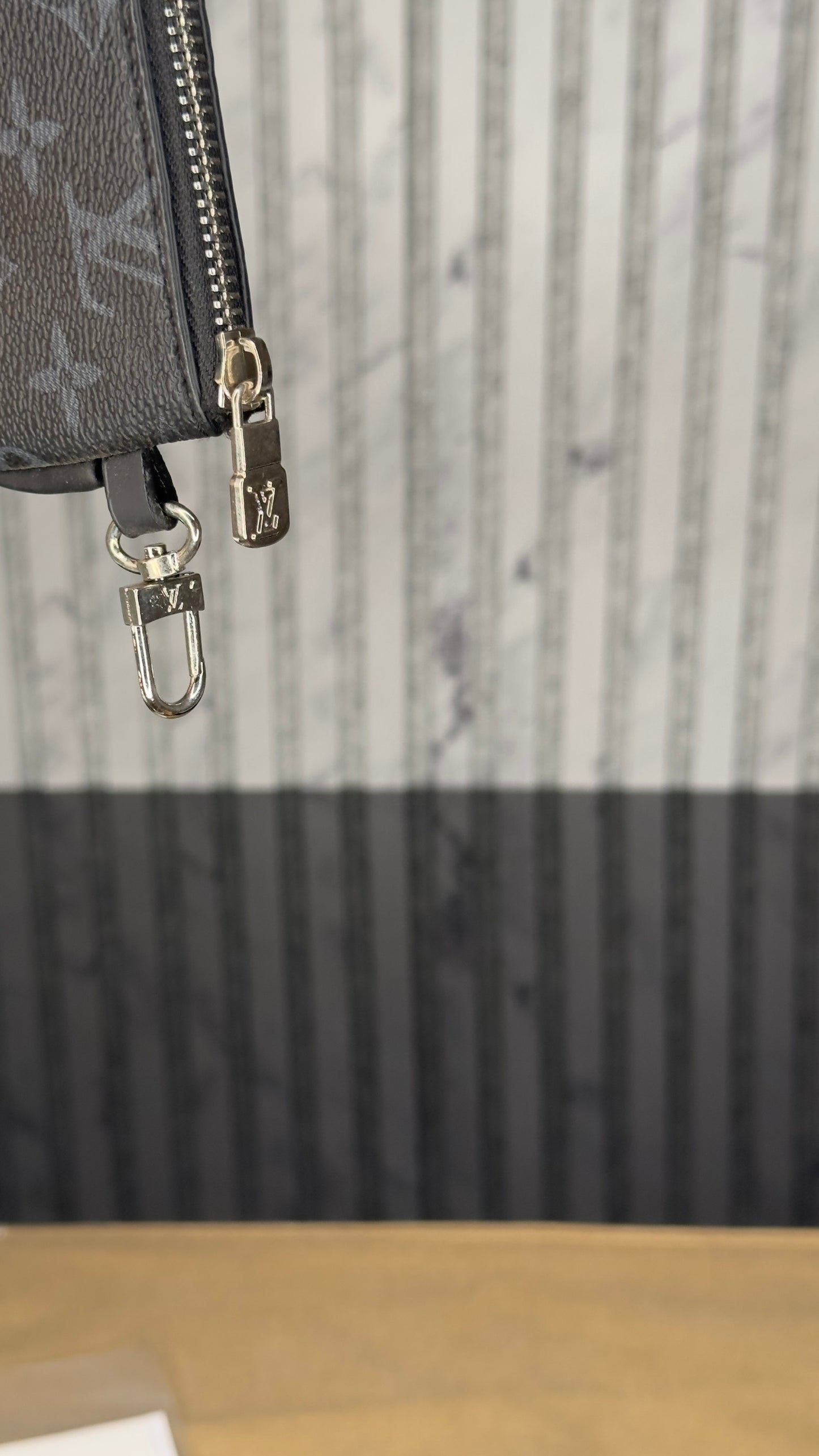 Louis Vuitton Avenue Sling Bag Monogram Eclipse Reverse Canvas