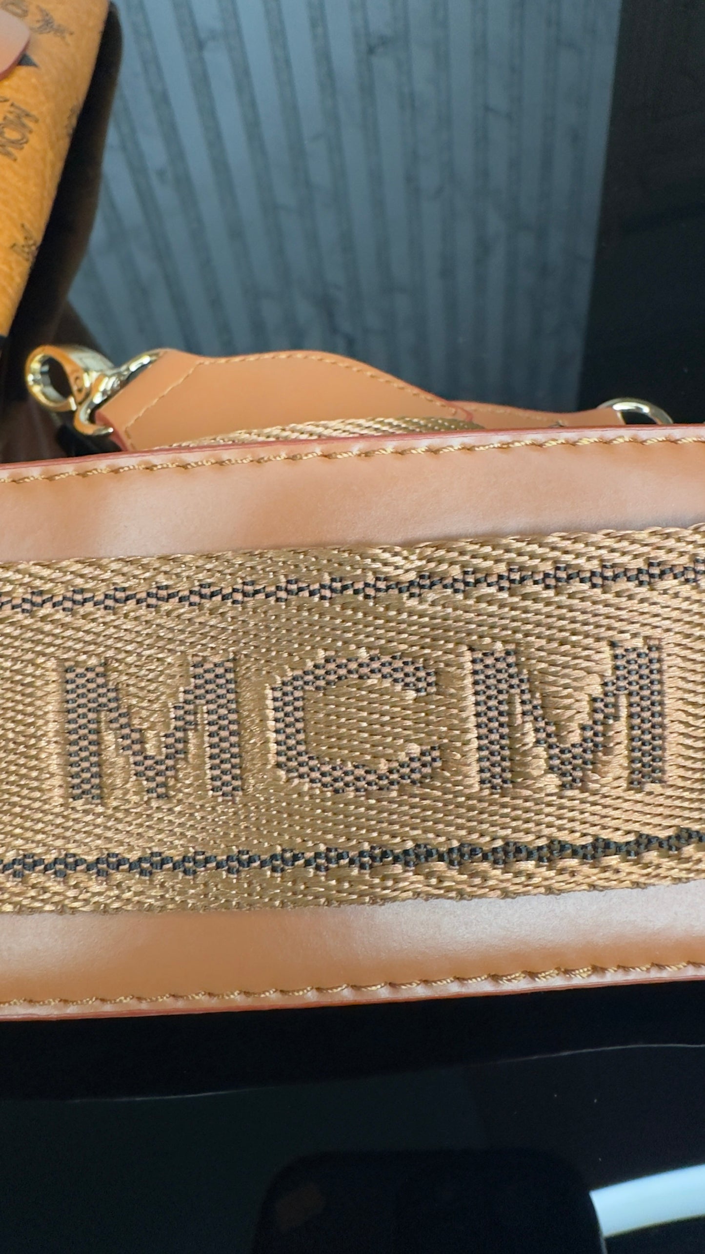 MCM Weekender Bag – Cognac Visetos