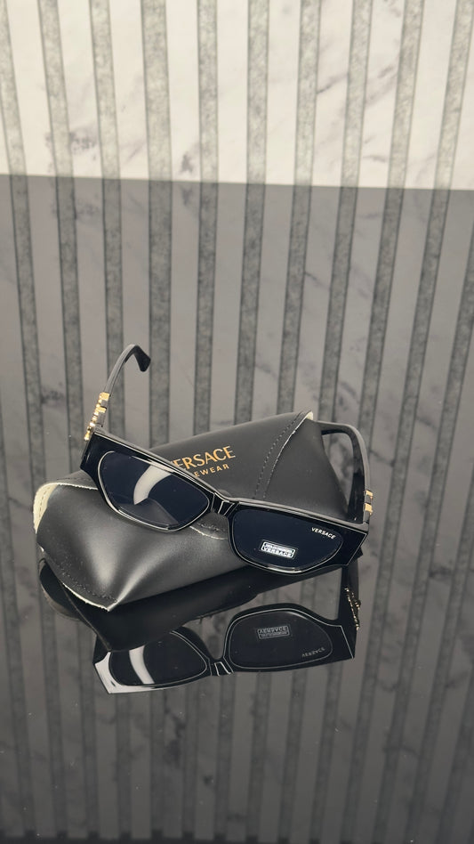 Versace Black Medusa Rectangle