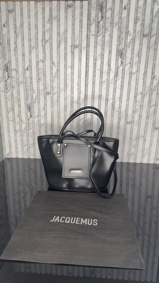 Jacquemus Le Grand Bambino Tote Bag – Black