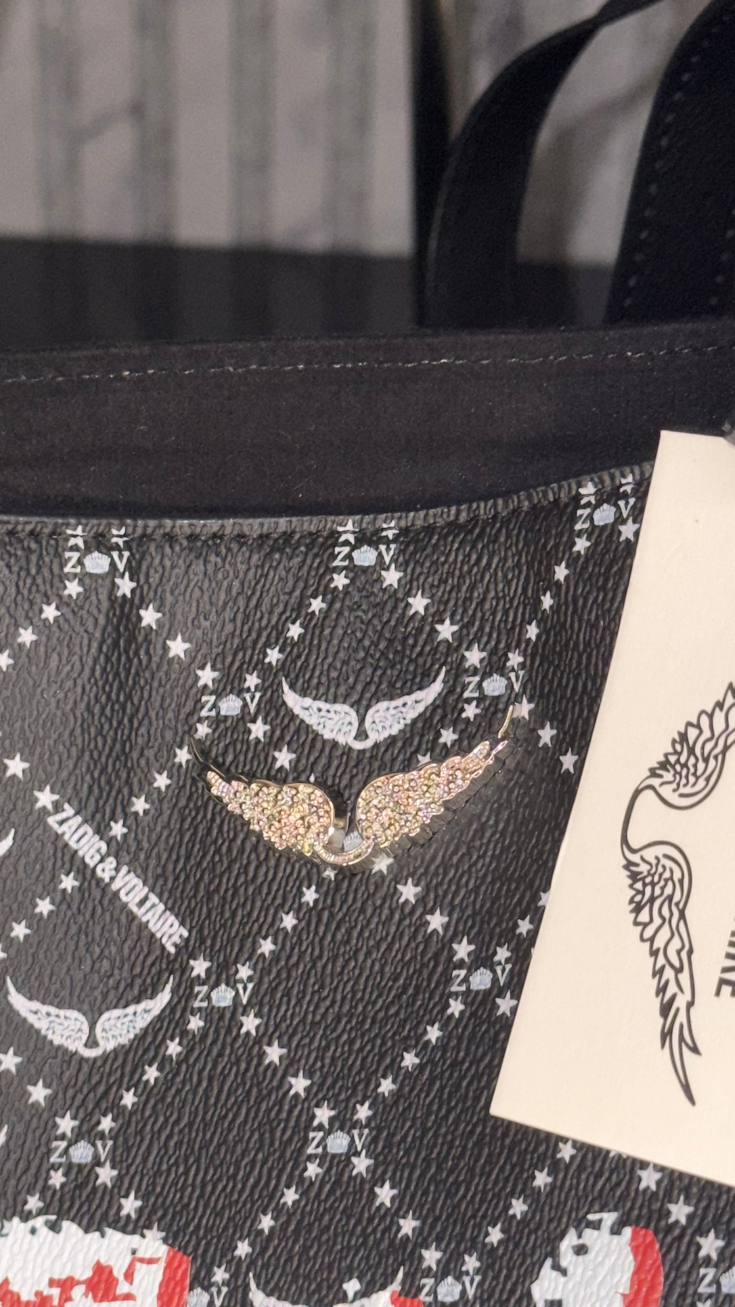 Zadig & Voltaire Je M’en Fous Tote Bag Black