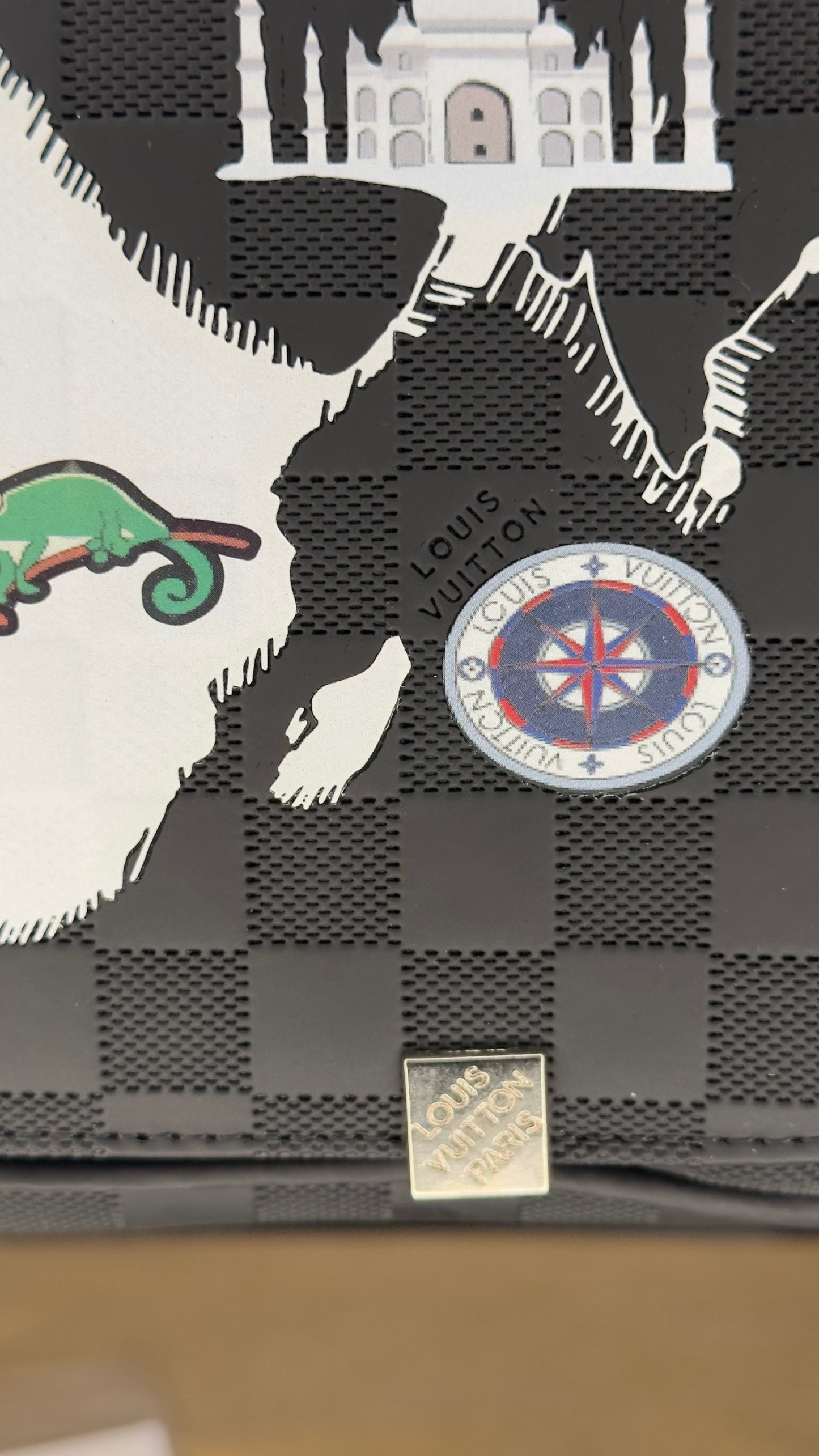 Louis Vuitton District PM Messenger Damier Graphite “World Map” Limited Edition