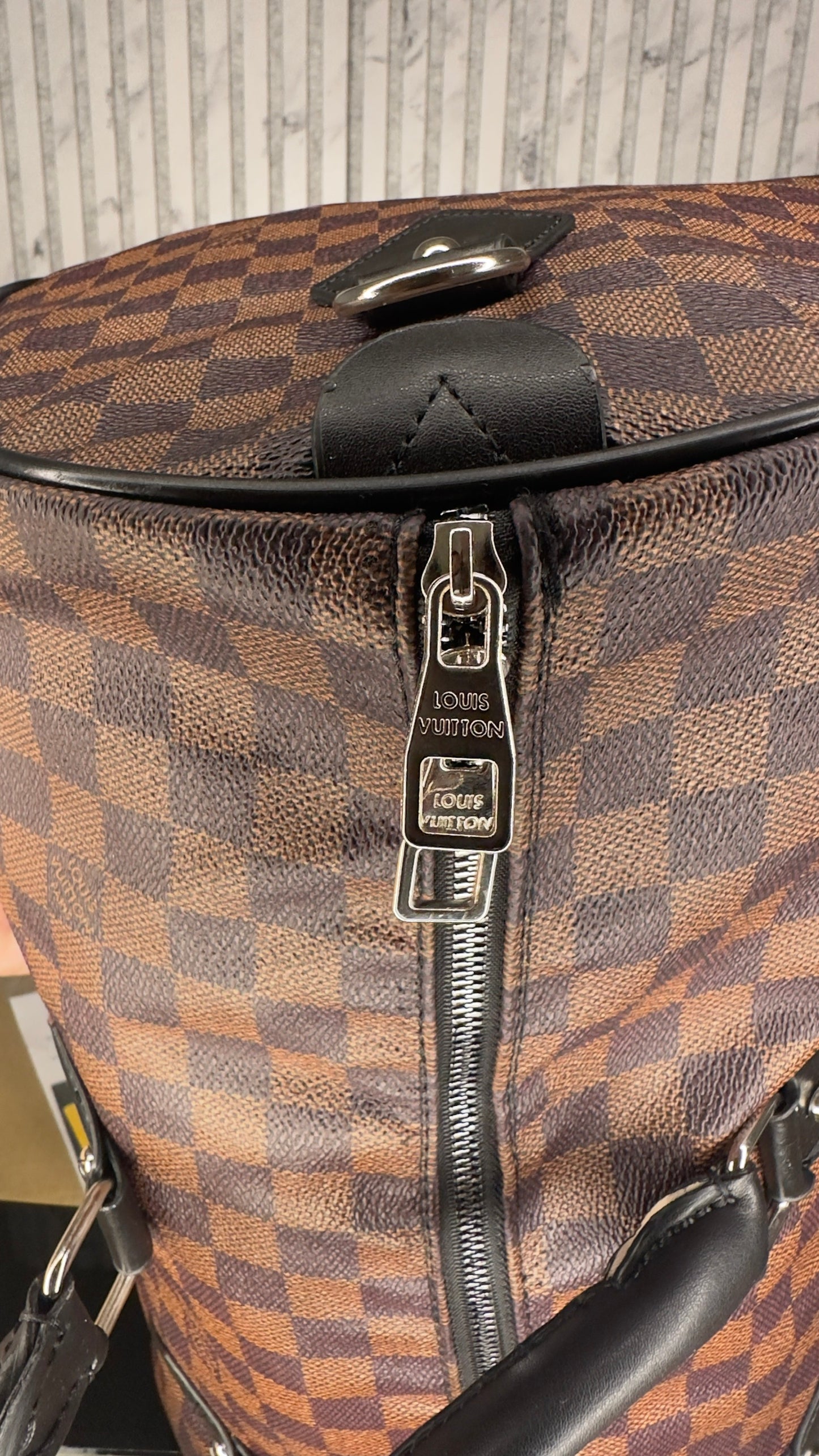 Louis Vuitton Keepall Bandoulière 45 Damier Ebene Canvas