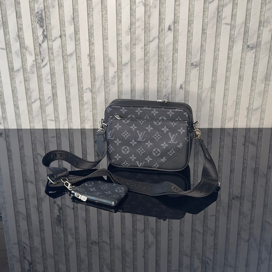 Louis Vuitton Avenue Sling Bag Monogram Black