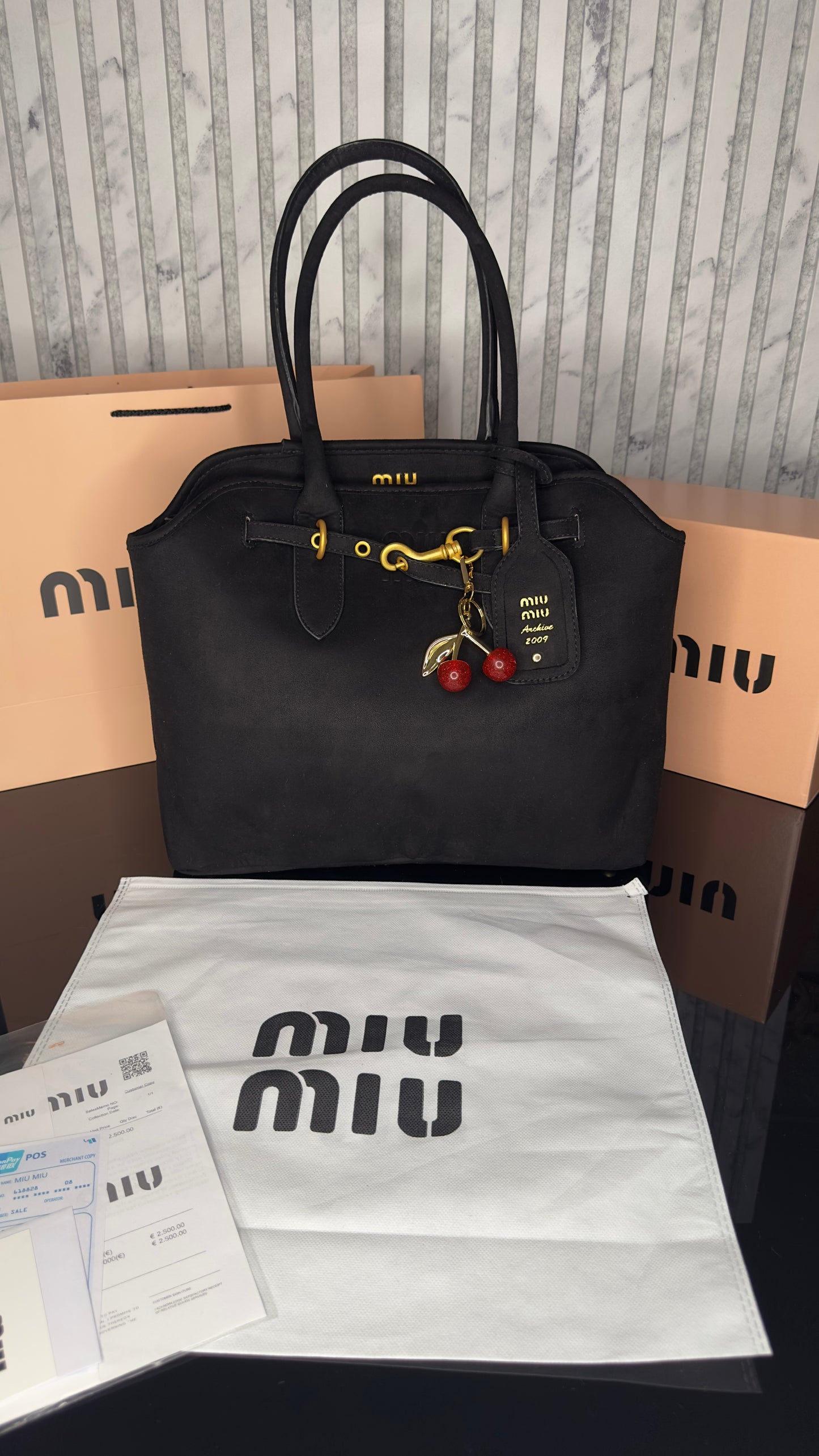 Miu Miu Archive 2009 Tote Bag – Black
