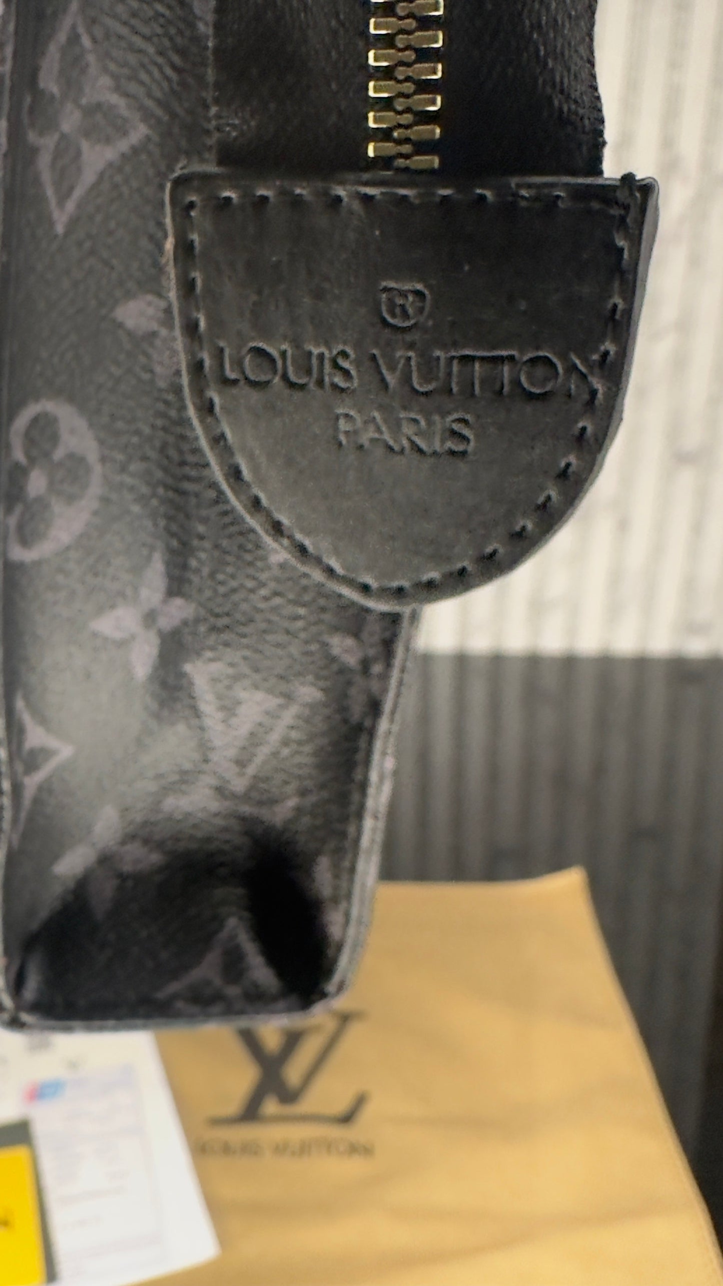 Louis Vuitton Pochette Monogram Eclipse Canvas